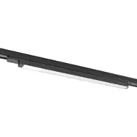 Arcchio LED-Schienenleuchte Harlow, schwarz, 69 cm, 3.000 K Harlow, schwarz, für Arbeitszimmer / Büro, Aluminium, Modern, Stromschienenstrahler