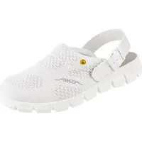 ABEBA Clog Dynamic 37329 weiß, ESD OB A E FO SRC, Größe 38
