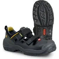 Ejendals Sicherheitssandale JALAS 3108 MONZA GRIP | 1 Paar schwarz, S1 P SRB HRO, Gr. 38