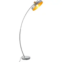 Lux.pro Stehleuchte 'Stafford' Bogenleuchte 159cm Grau