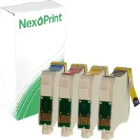 NexoPrint Druckerpatrone kompatibel zu Epson C13T129540 mehrfarbig Stylus Office BX 625 FWD Epson BX 535 WD Epson BX 525 WD Epson BX 320 FW Epson BX 305 FW Plus