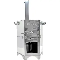 Grillpeter Feuerofen Batyr Deluxe Edelstahl 2mm mit Rauchrohr