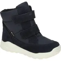 Geox Flexyper Abx - Marineblau / Gelb Leder/Synthetik Größe: 33 Normal