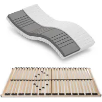Betten-ABC Matratzenset KSP-500, 140 x 220 cm, H2 + Lattenrost Max 1 NV MZV