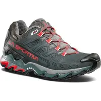 La Sportiva Ultra Raptor II Leather Woman GTX, Mountain Hiking, Woman, Shoes, Low Cut, G15R21 Charcoal/Lollipop, 36 -