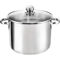 KOPF XXL Induktion Kochtopf Grandis, Ø 24 cm, Höhe 20 cm, 9 Liter, Edelstahl
