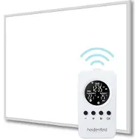 Heidenfeld Infrarotheizung HF-HP106-3 | Flachheizung - Fernbedienung - Wand- & Deckenmontage - Überhitzungsschutz - Infrarot Heizung (800 Watt)