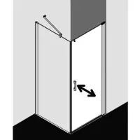 Kermi PE1KR08320VAK Pendeltür Pega 1KR 0830x