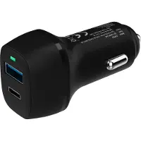 XLayer Kfz-Ladegerät USB-C PD 48W,USB QC3.0 18W Dual Adapter Schnellladegerät