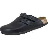 Birkenstock Kay SL Pantolette schwarz schmale Weite Gr. 37