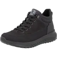Rieker Sneaker SPORT, Herren, Gr. 44, Textil, schwarz, Leder, Lederimitat, Textil, Schuhe Sneaker, Freizeitschuh, Outdoorschuh, Schnürboots mit TEX-Membran