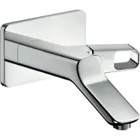 Hansgrohe Einhebel-Waschtischmischer AXOR URQUIOLA DN 15, für Wandmontage brushed brass brushed brass