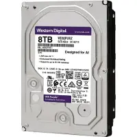 Western Digital WD Purple, 8 TB, 7200 RPM, 256 MB, 3.5", Serial ATA III