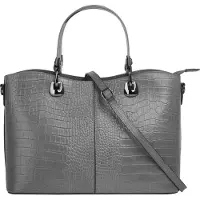 Cluty Henkeltasche echt Leder, Made in Italy