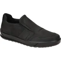 Ecco BYWAY Herrenschuhe - sportliche Slipper - Halbschuhe schwarz Elegant NEU