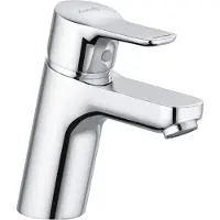 Kludi PURE&EASY Waschtisch-Einhandmischer, Auslaufhöhe 70mm, ohne Ablaufgarnitur, Niederdruck, chrom, 372750565