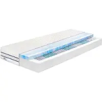 Badenia irisette IRISETTE Classic TTFK Härtegrad 3, Tonnentaschenfederkern-Matratze mit Gel-active-Auflage