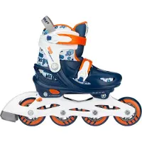 Nijdam Verstellbare Inline-Skates, EU-Größe 29–32, PolyurethanRollen