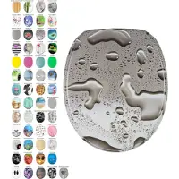 Sanilo WC-Sitz Dewdrop, Toilettendeckel direkt vom Hersteller, Klodeckel, Klobrille, WC Deckel, Toilettensitz, Toilettenbrille, WC Brille