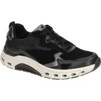 Gabor ROLLINGSOFT Damenschuhe - sportliche Schnür- Halbschuhe schwarz NEU
