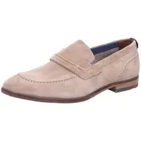 Lloyd LEIF Slipper in Übergrößen Beige 14-108-21 große Herrenschuhe, Größe:44.5