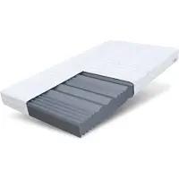 FDM Matratze 180x200 cm orthopädisch 7 Zonen Kaltschaum H4 ca. 14 cm Höhe atmungsaktiv Bezug waschbar für Allergiker geeignet COMFORT Plus
