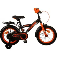 Volare Thombike Kinderfahrrad - Jungen - 14 Zoll - Schwarz Orange