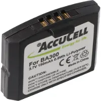 AccuCell Akku passend für Sennheiser RS4200 Li-Polymer Akku 500898, BA 300, HC-BA300, NCI-PLS100H, P/N 523306 150mAh