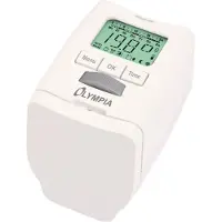 Olympia Heizkörperthermostat, Weiß, 55 mm, 65 mm, 83 mm, 122 g, 160 mm