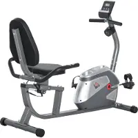HOMCOM Liegeergometer mit LCD-Anzeige 8 stufig Magnetwiderstand bis 110 kg