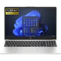HP 250 G10 Notebook (Silber) 15,6" Intel i7-1355U @5GHz 64GB DDR4 2TB NVMe SSD IPS FHD Windows 11 Laptop
