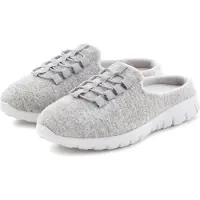 Vivance Pantolette Sneaker, Hausschuh, hellgrau Größe 35