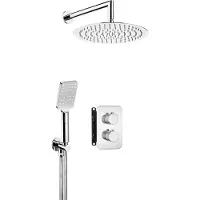 TRIZERATOP Unterputz-Duschset, mit thermostatischer Box Chrom