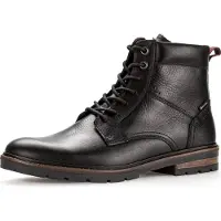 Pius Gabor Herrenschuhe Schnürstiefel Schwarz Freizeit