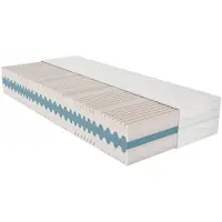 Beco Matratze Gigant Trio / 90 x 200 cm / H5 (121 - 180 kg) / 30 cm hoch / Komfortschaum mit dreilagigem Kaltschaum-Kern