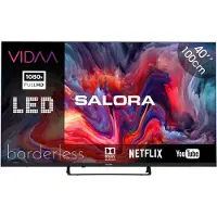 Salora FOD40TV, 101,6 cm (40"), 1920 x 1080 Pixel, LED, Smart-TV, WLAN, Schwarz