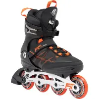 K2 F.I.T. 80 ALU Inline Skates Herren schwarz - rot Größe EU: 45