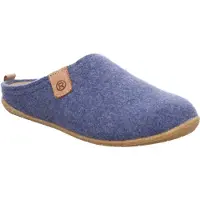Rohde Damen Pantoffel Softfilz Hausschuh Wechselfußbett 6860, Größe:39 EU, Farbe:Blau