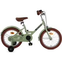 Nogan Dutchy Kinderfahrrad 16 Zoll Grün | Komplett mit Stützräder
