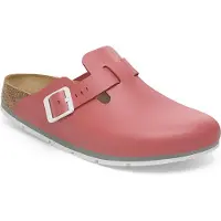 Birkenstock Boston Pro LE SL 2.0 Clog Mars Red nach EN ISO 20347:2022 SR, Weite: schmal rot Größe 35