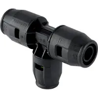 Geberit GE, PushFit, T-Stück, PVDF, reduziert, 90 Grad, d20 x 16 x 16mm, 1 Stk.