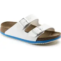 Birkenstock Arizona SL Herren-Sandale weiß EN ISO 20347:2012 SRA weiß Größe 40