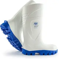 Bekina Boots StepliteX ThermoProtec Stiefel S4 weiß/blau nach EN ISO 20345:2011 S4 CI SRC weiß Größe 39