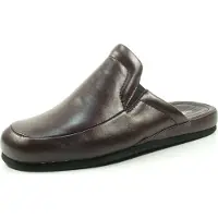 Rohde Varberg 6607-48 Herren Schuhe Hausschuhe Pantoffeln Leder , Größe:40 EU, Farbe:Rot