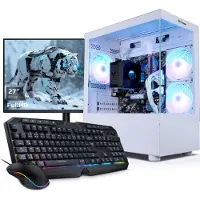 Kiebel.de PC Set Gaming mit 27 Zoll TFT Invader XS VIII AMD Ryzen 7 8700G, 32GB DDR5, AMD Vega Grafik, 2TB SSD, Windows 11, Komplettsystem Gaming