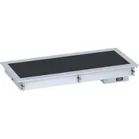 CombiSteel Drop -In Einbau Heizplatte Keramik 3/1 - Schwarz