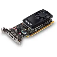 PNY VCQP1000-PB, Quadro P1000, 4 GB, GDDR5, 128 Bit, 5120 x 2880 Pixel, PCI Express x16 3.0