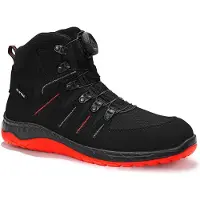 ELTEN Sicherheitsstiefel MADDOX BOA black-red Mid ESD S3, Gr. 39
