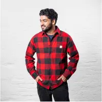 Stier Heavy Flannel Shirt bci Baumwolle XL buffalo plaid red