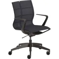 Sedus se:joy, Netz-Sitz, Netz-Rückenlehne, Schwarz, Schwarz, Polyester, Polyester